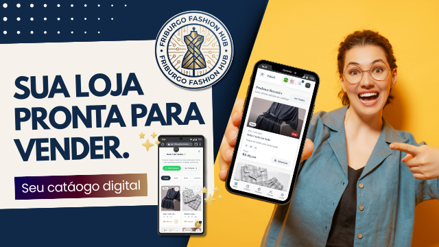 Tela do catálogo de atacado com pedido pelo WhatsApp